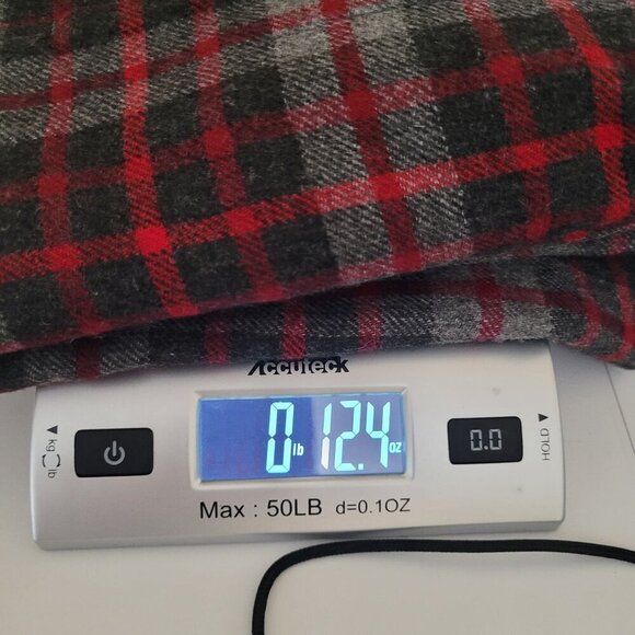 Gap Womens Plaid Wool-Blend Skirt Red & Gray Size 16 Academia Preppy Dark - Picture 12 of 12